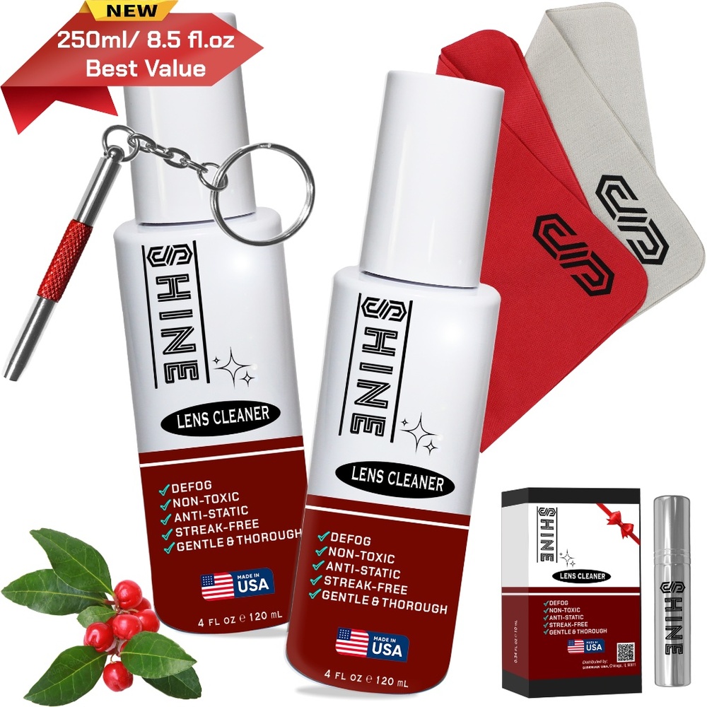 🛢️SHINE 8.5oz Spray Liquid Lens Cleaner
